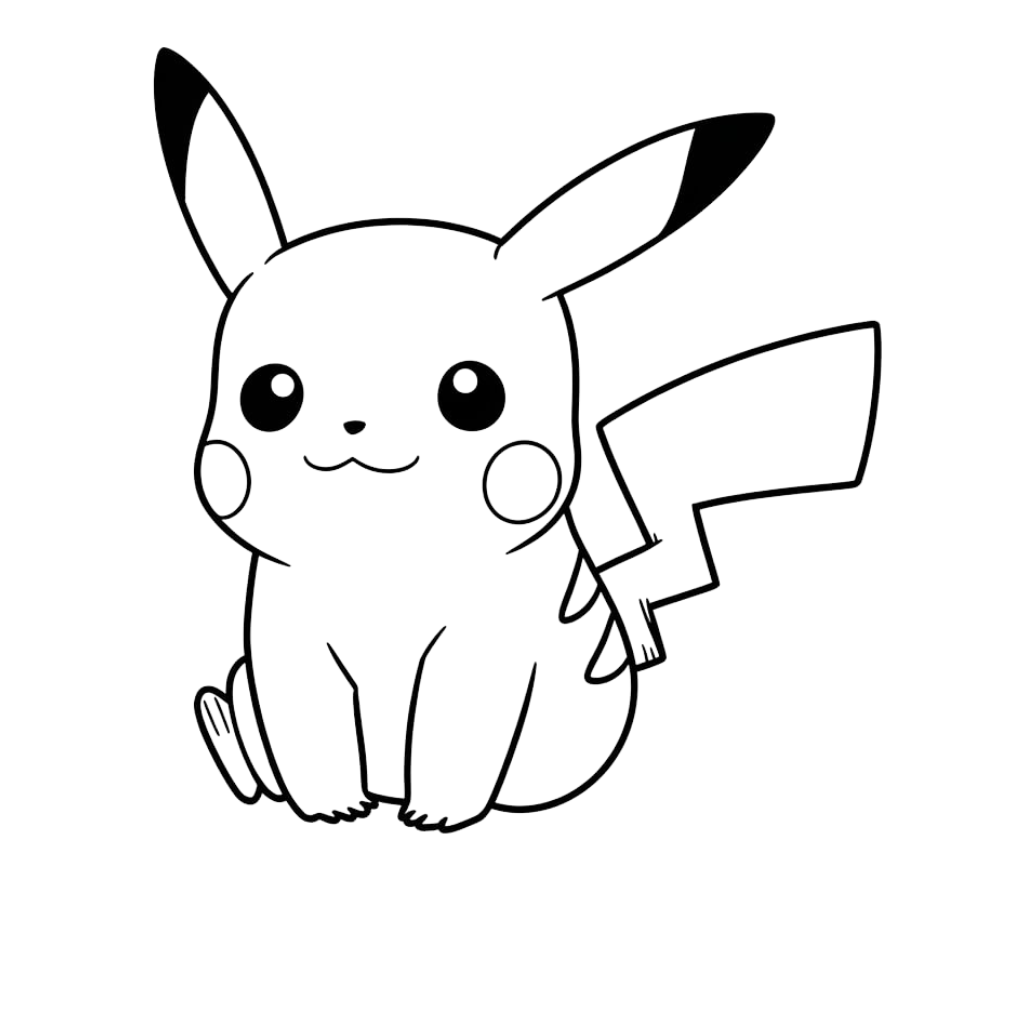 pokémon desenho para colorir