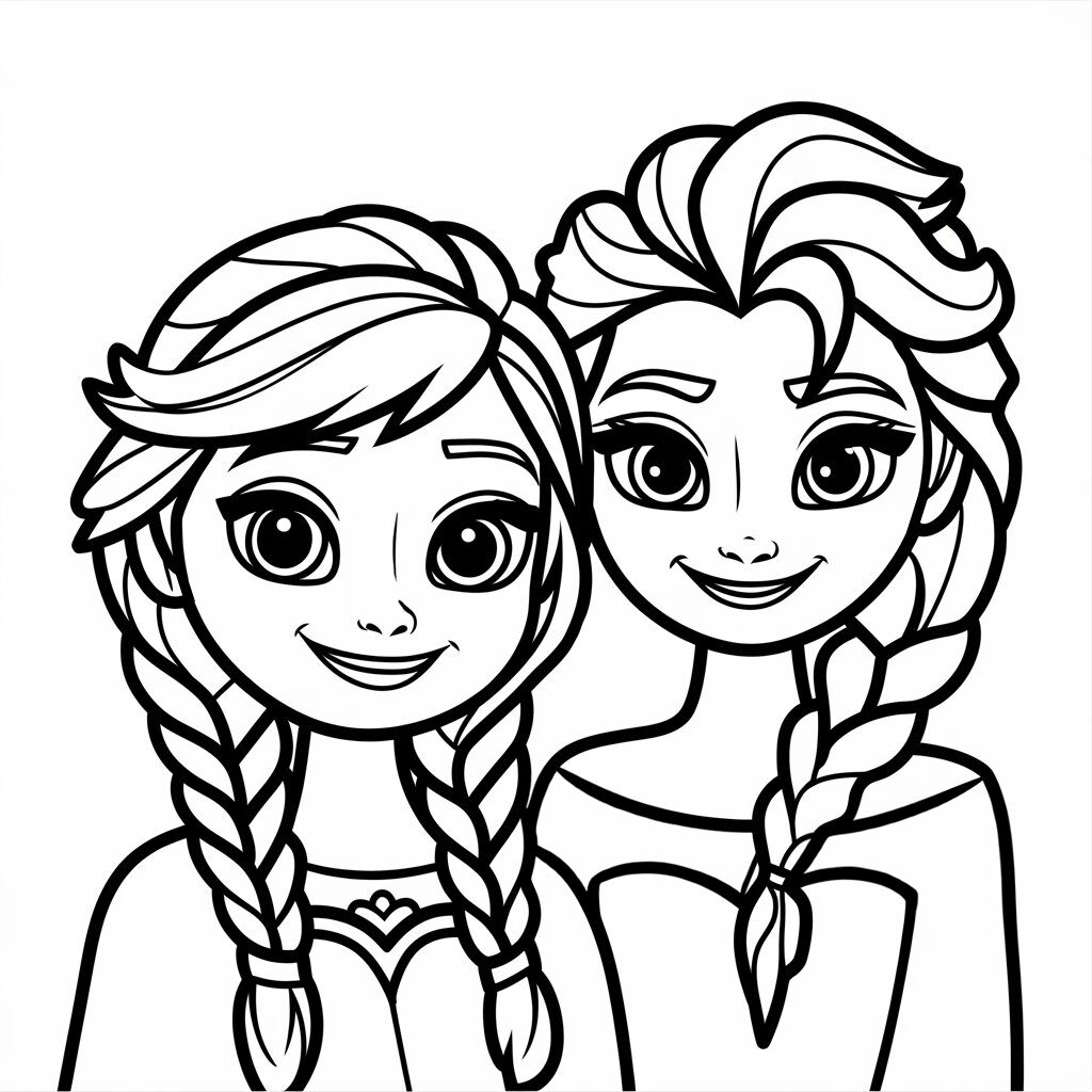 elsa para colorir