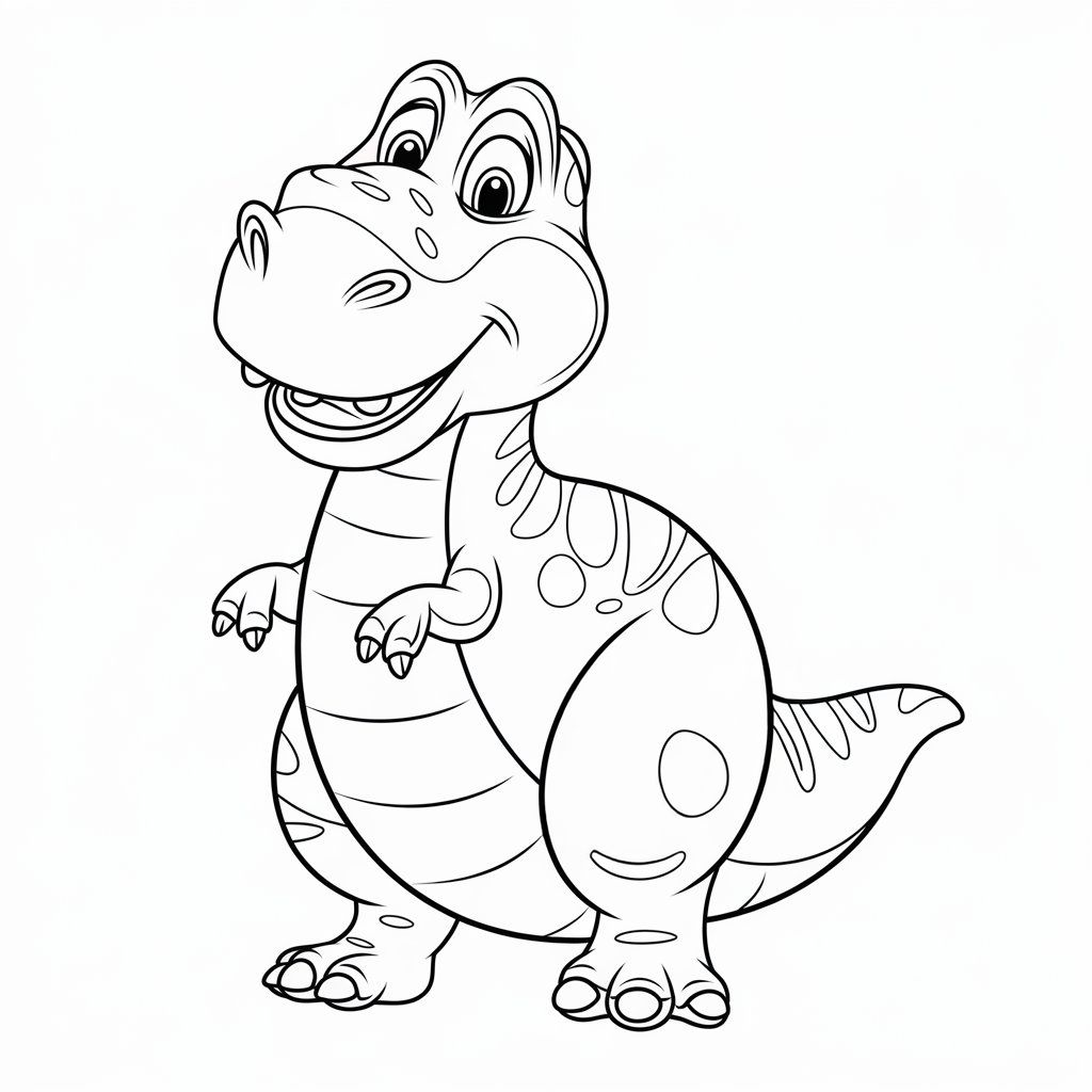 dinossauro desenho para colorir