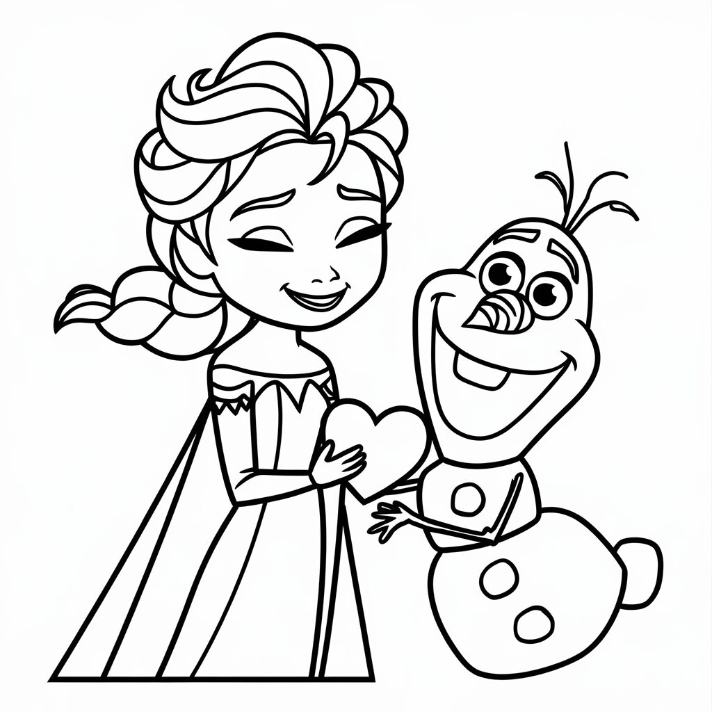 desenhos para colorir da elsa