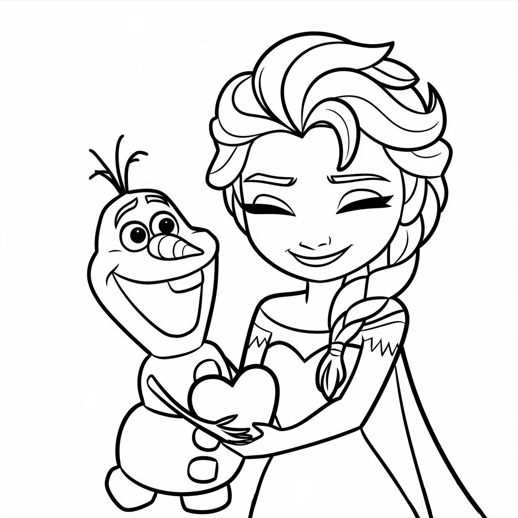desenhos para colorir elsa