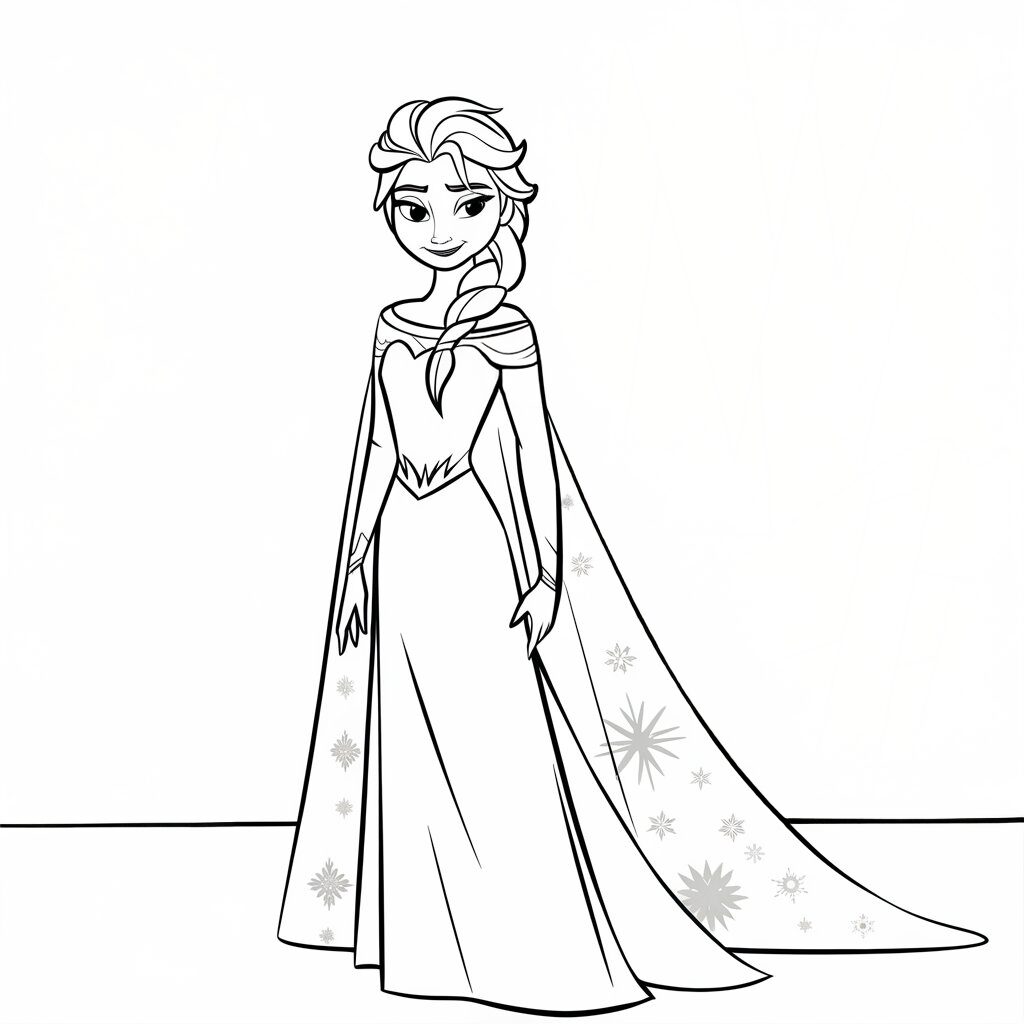 desenhos para colorir elsa frozen