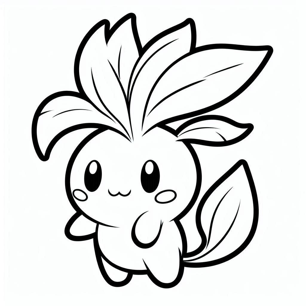 desenho para colorir do pokémon