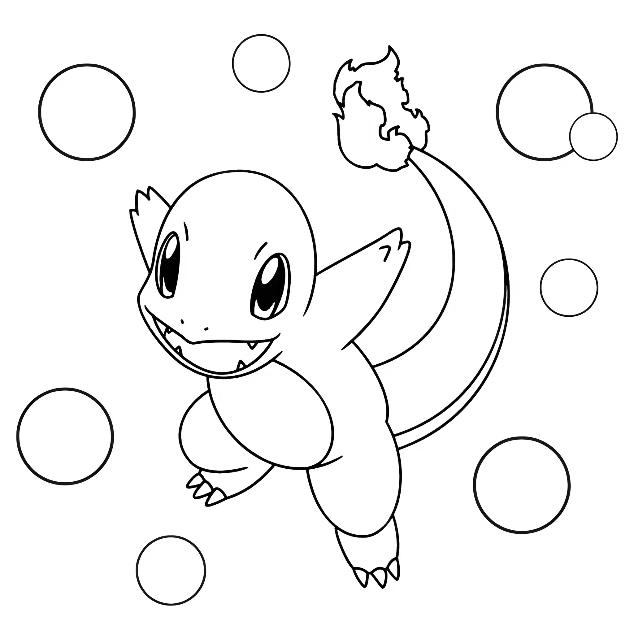 charmander pokémon para colorir