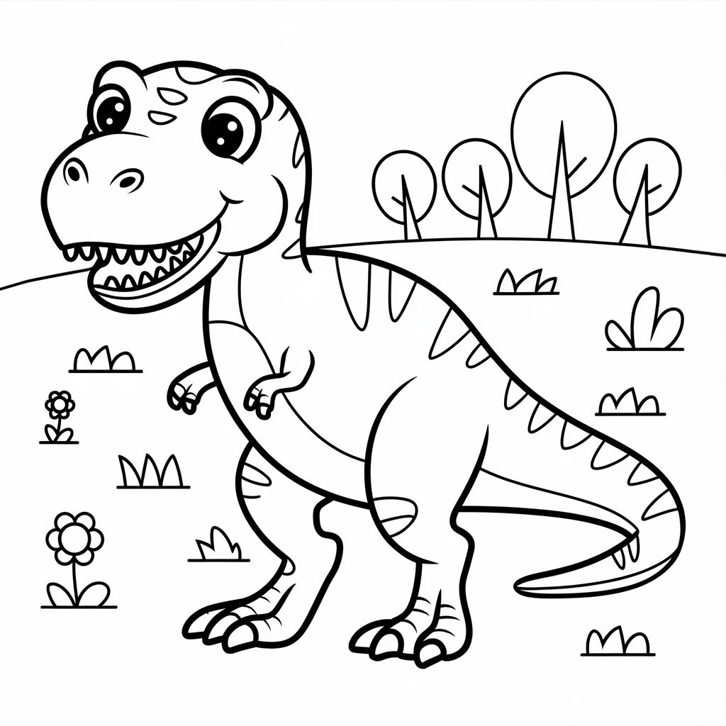 desenhos de dinossauros para colorir