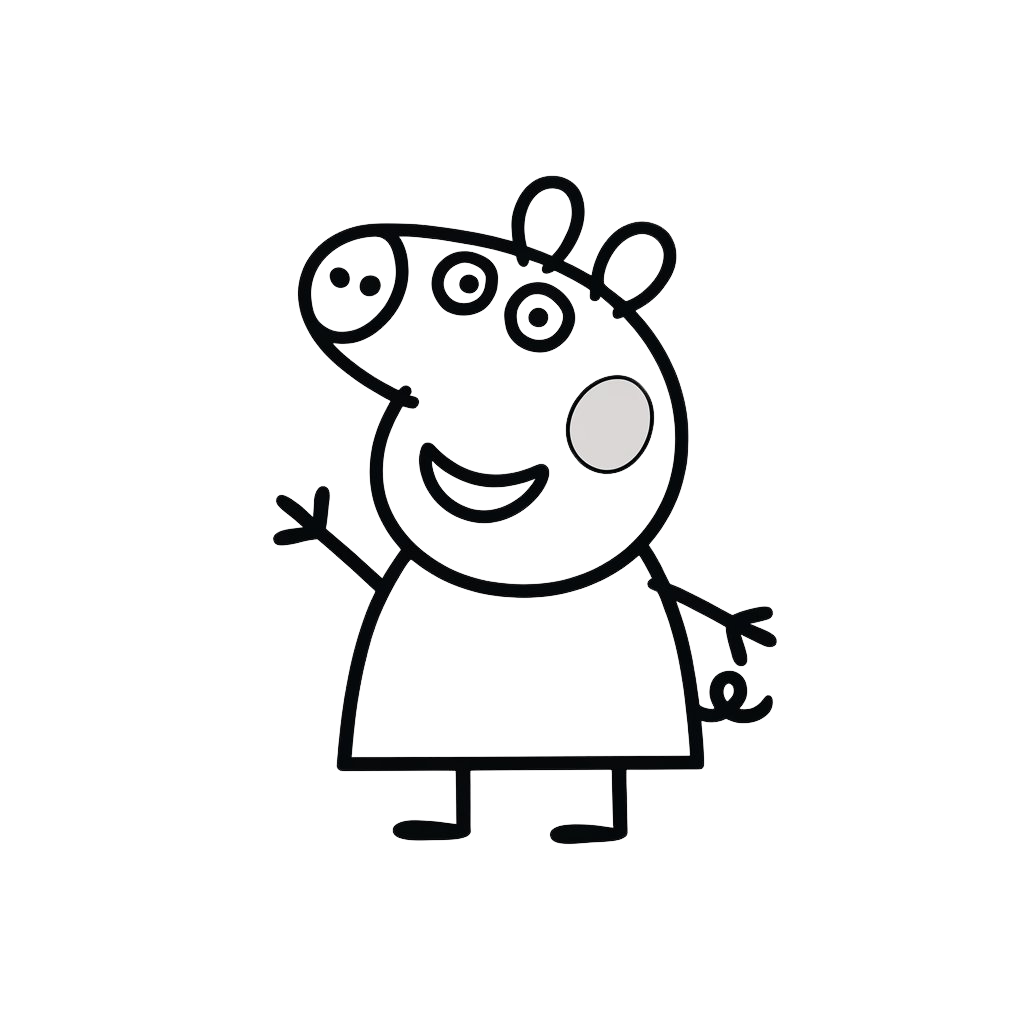 desenhos peppa pig para colorir