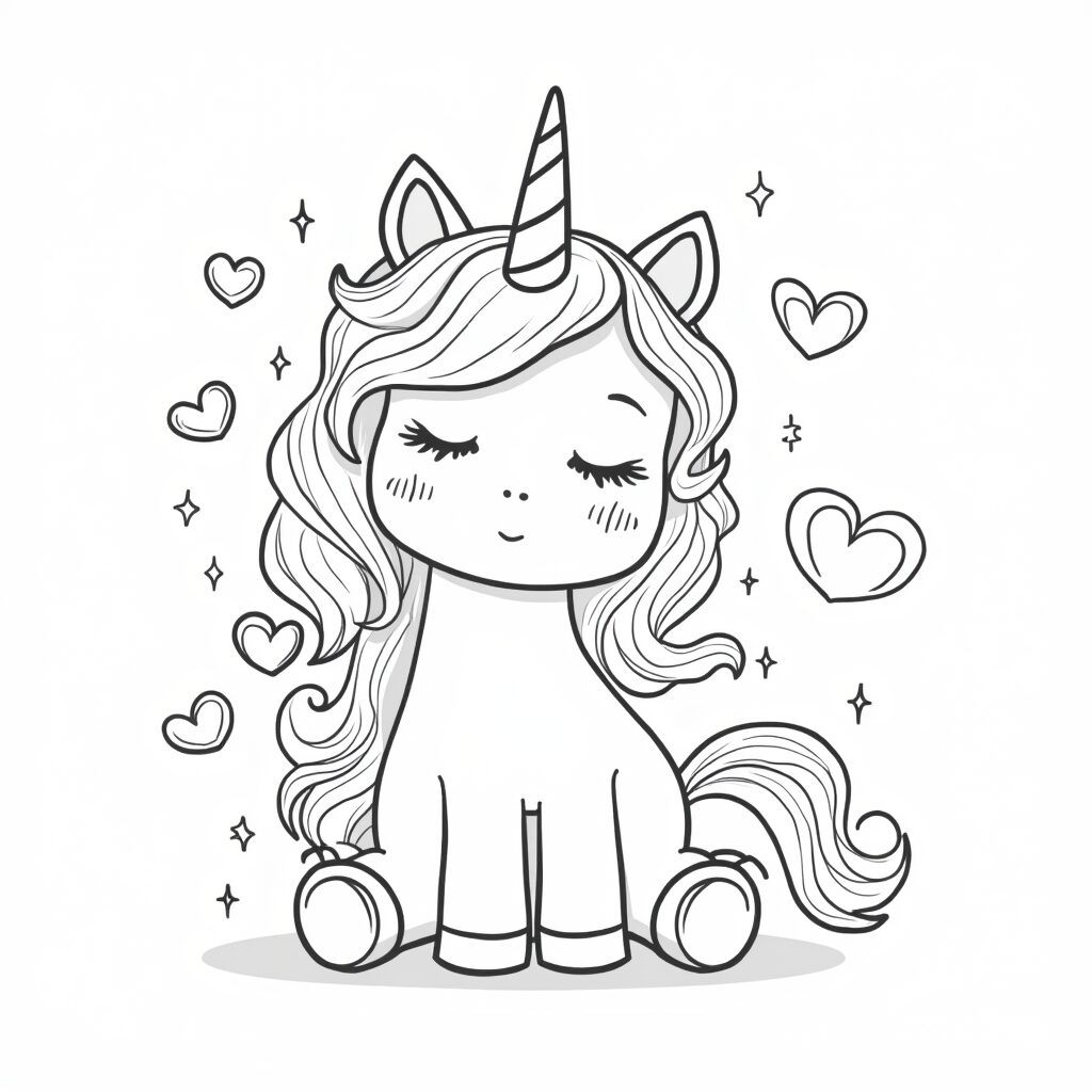 desenhos para colorir unicórnio