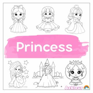 Princesas para Colorir