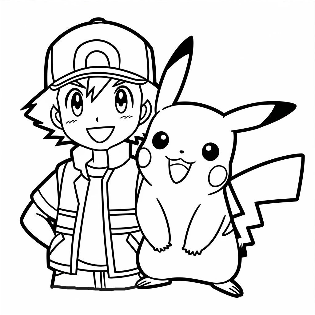 desenhos para colorir pikachu