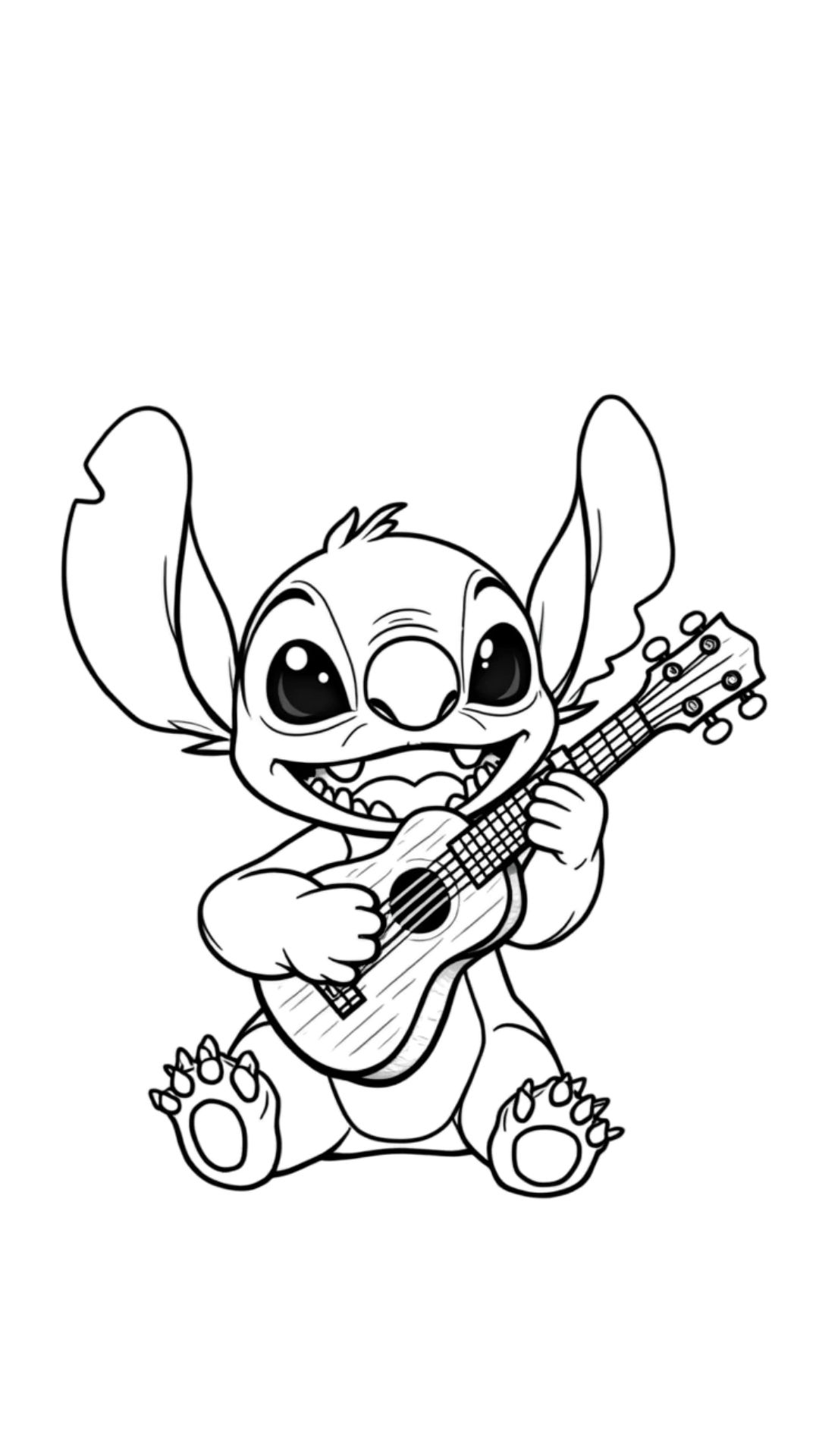 desenho de stitch para colorir