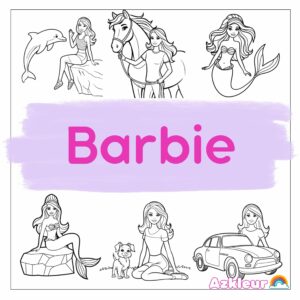 Barbie para Colorir