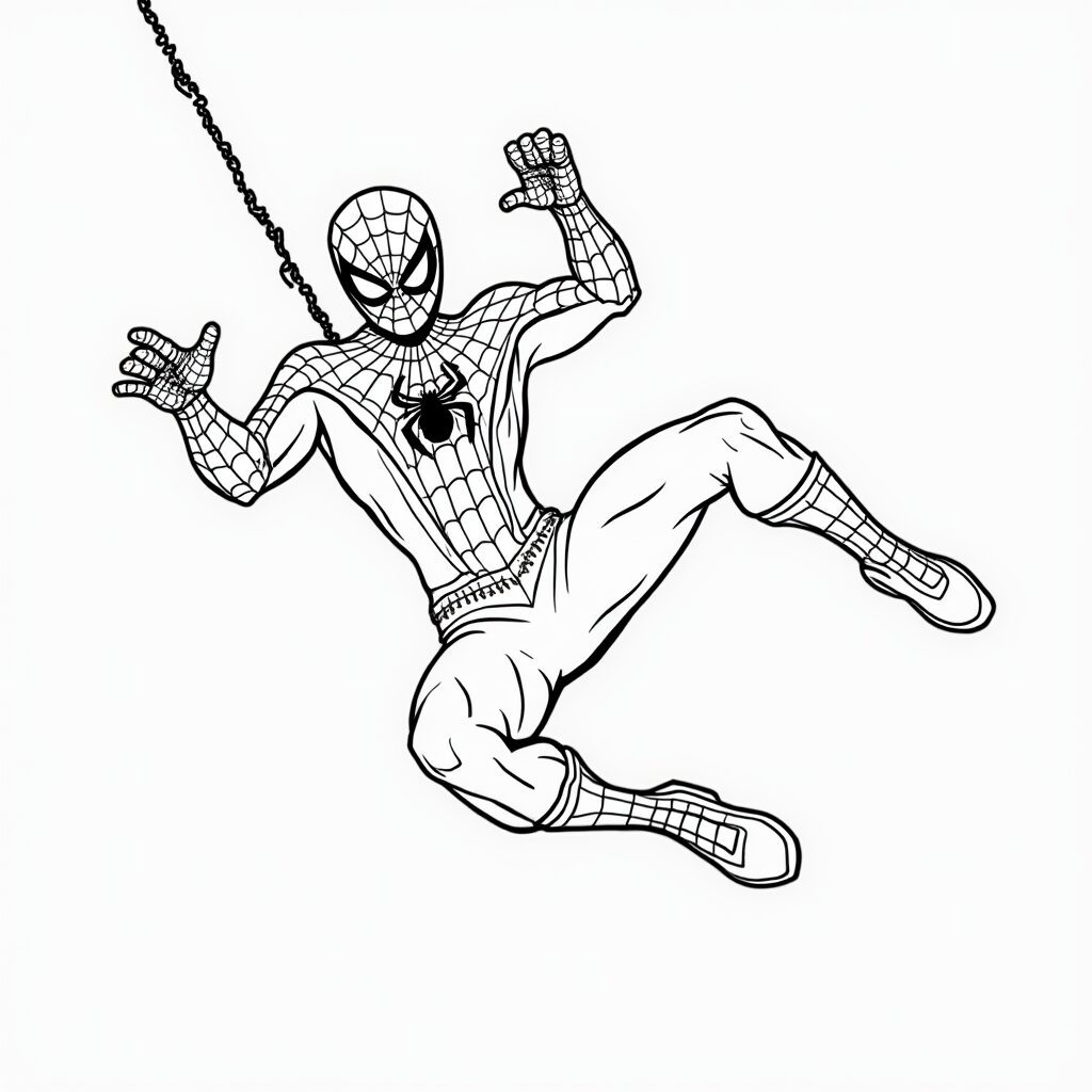 desenhos para colorir do homem aranha