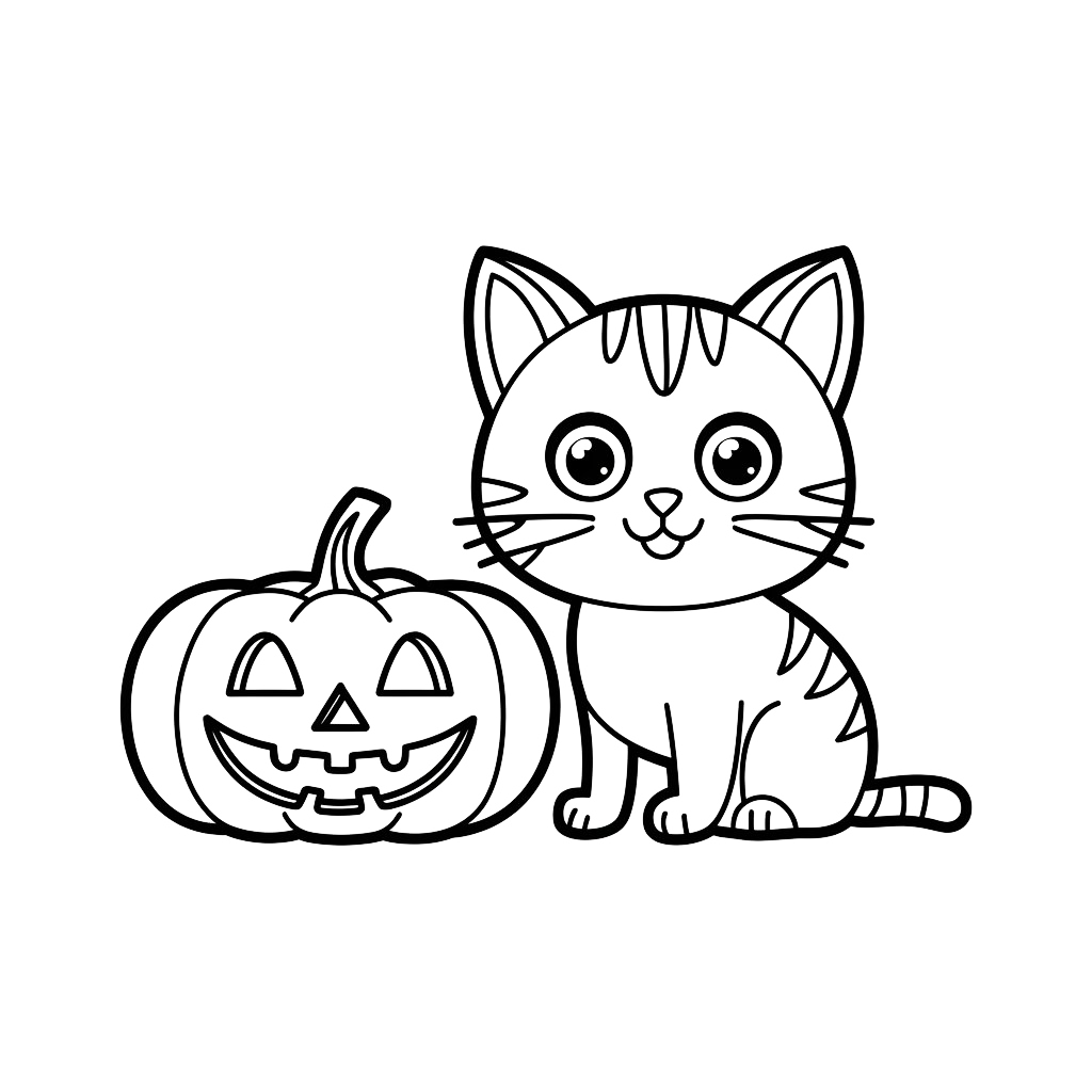 desenho de halloween para colorir