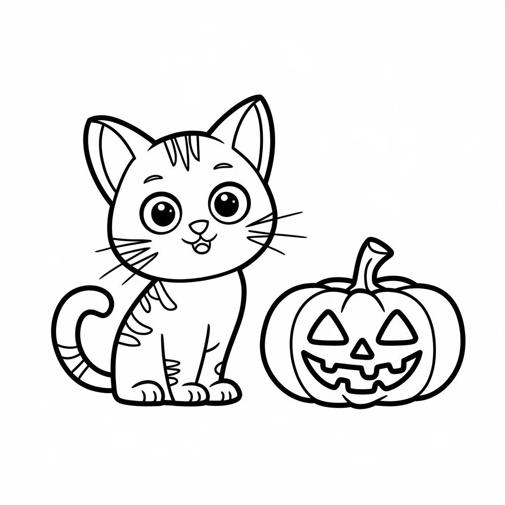 desenho do halloween para colorir