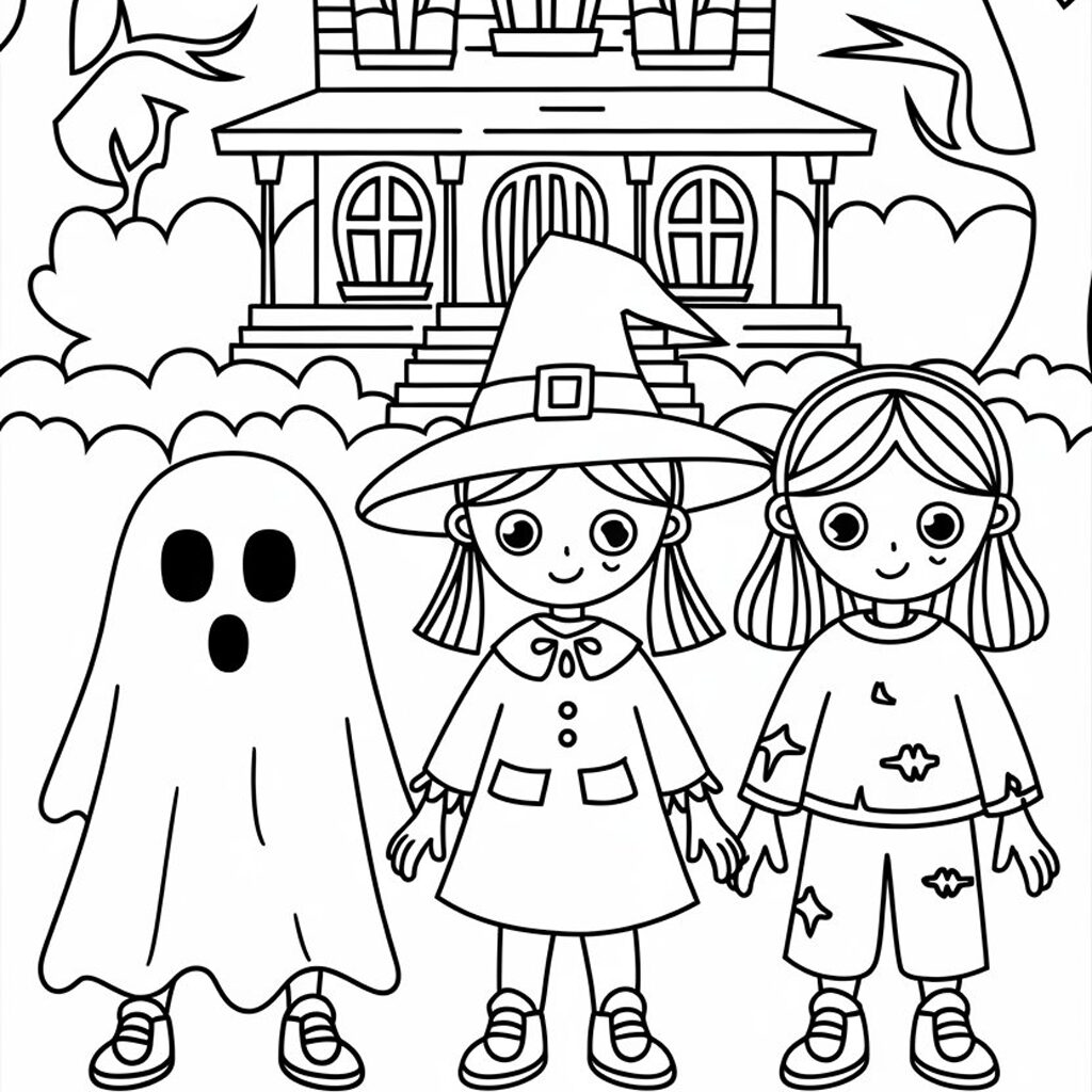 desenhos do halloween para colorir