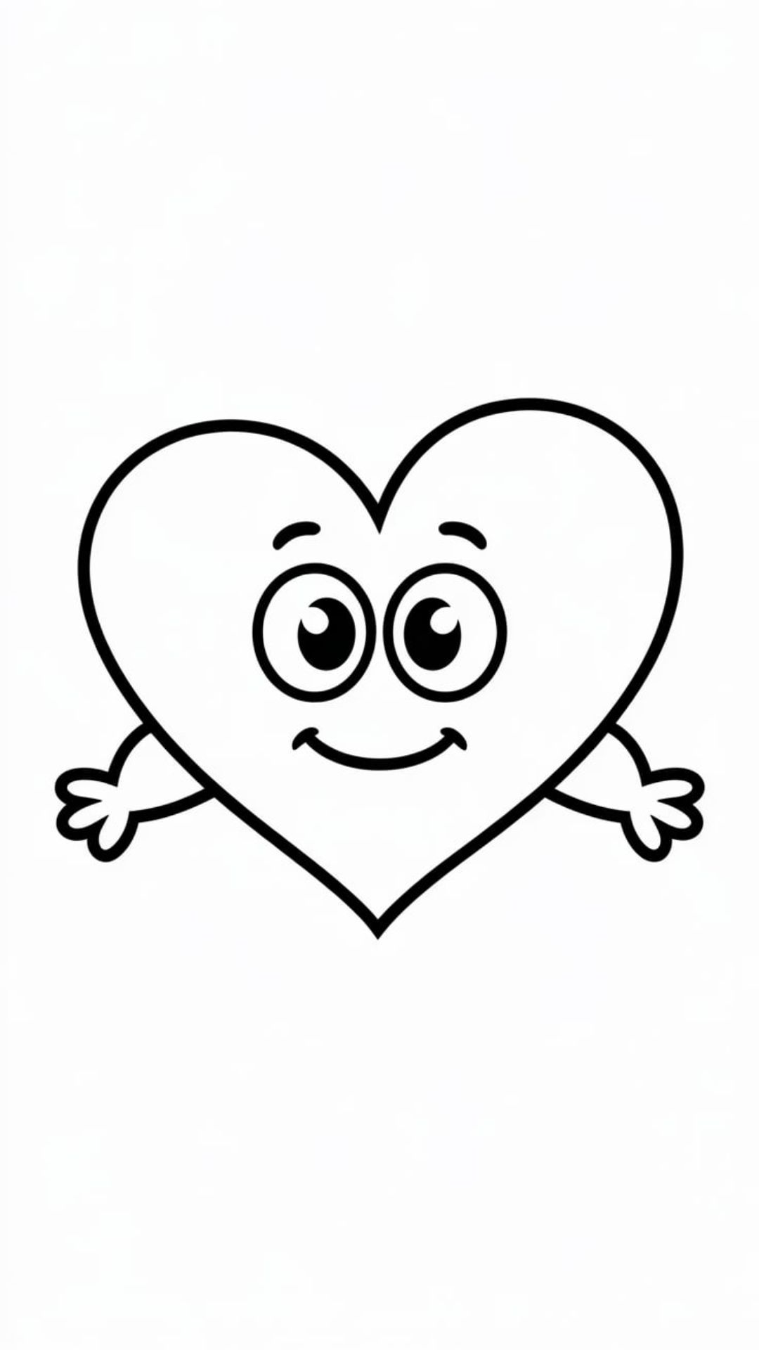 corações pequenos para colorir