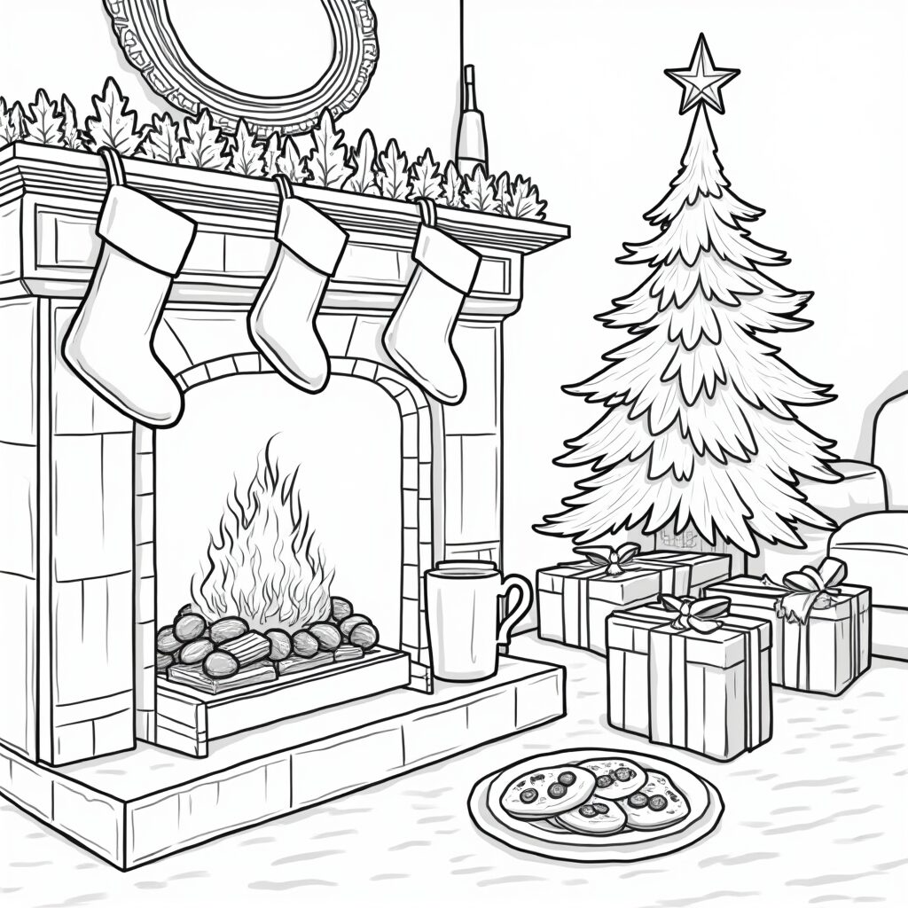 desenho de natal colorir