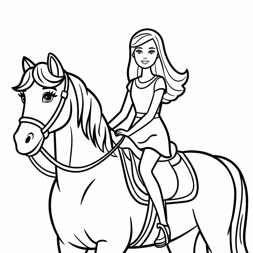 desenhos para colorir barbie