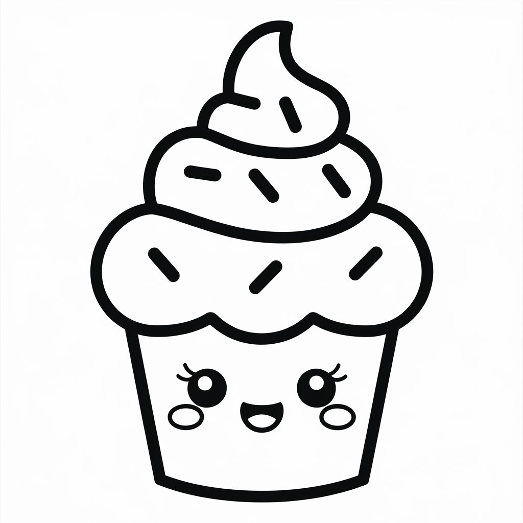 bolo para colorir educação infantil