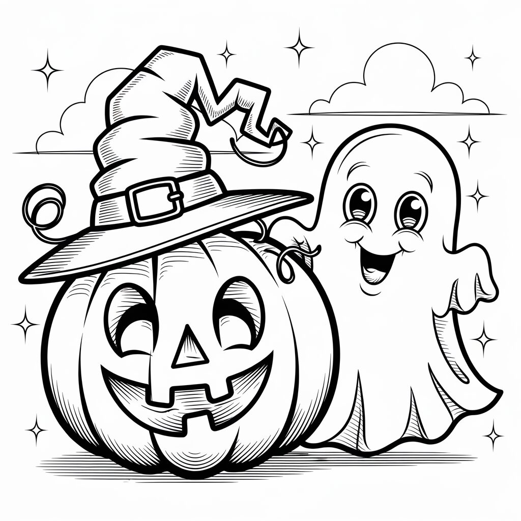 halloween desenhos para colorir