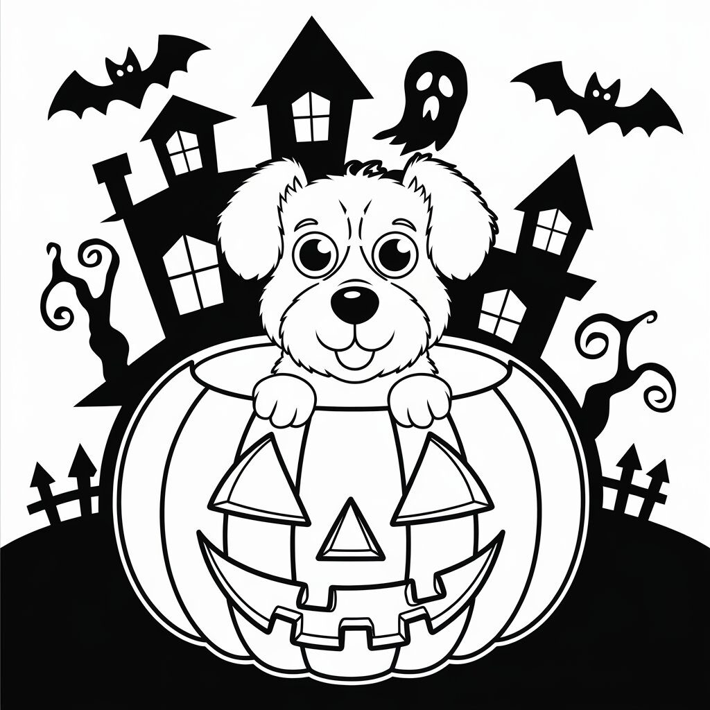 desenhos de halloween para colorir e imprimir
