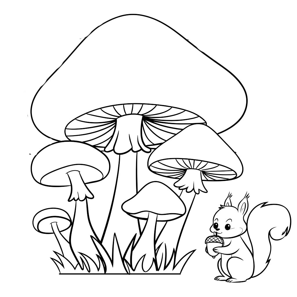 desenhos para colorir do outono