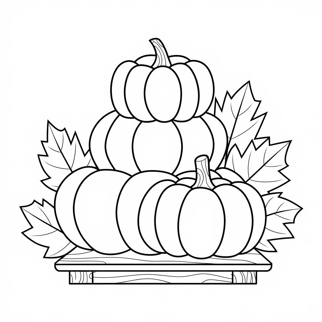 desenhos sobre o outono para colorir