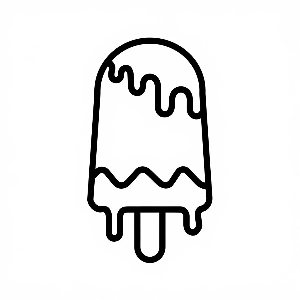 desenhos para colorir de sorvete