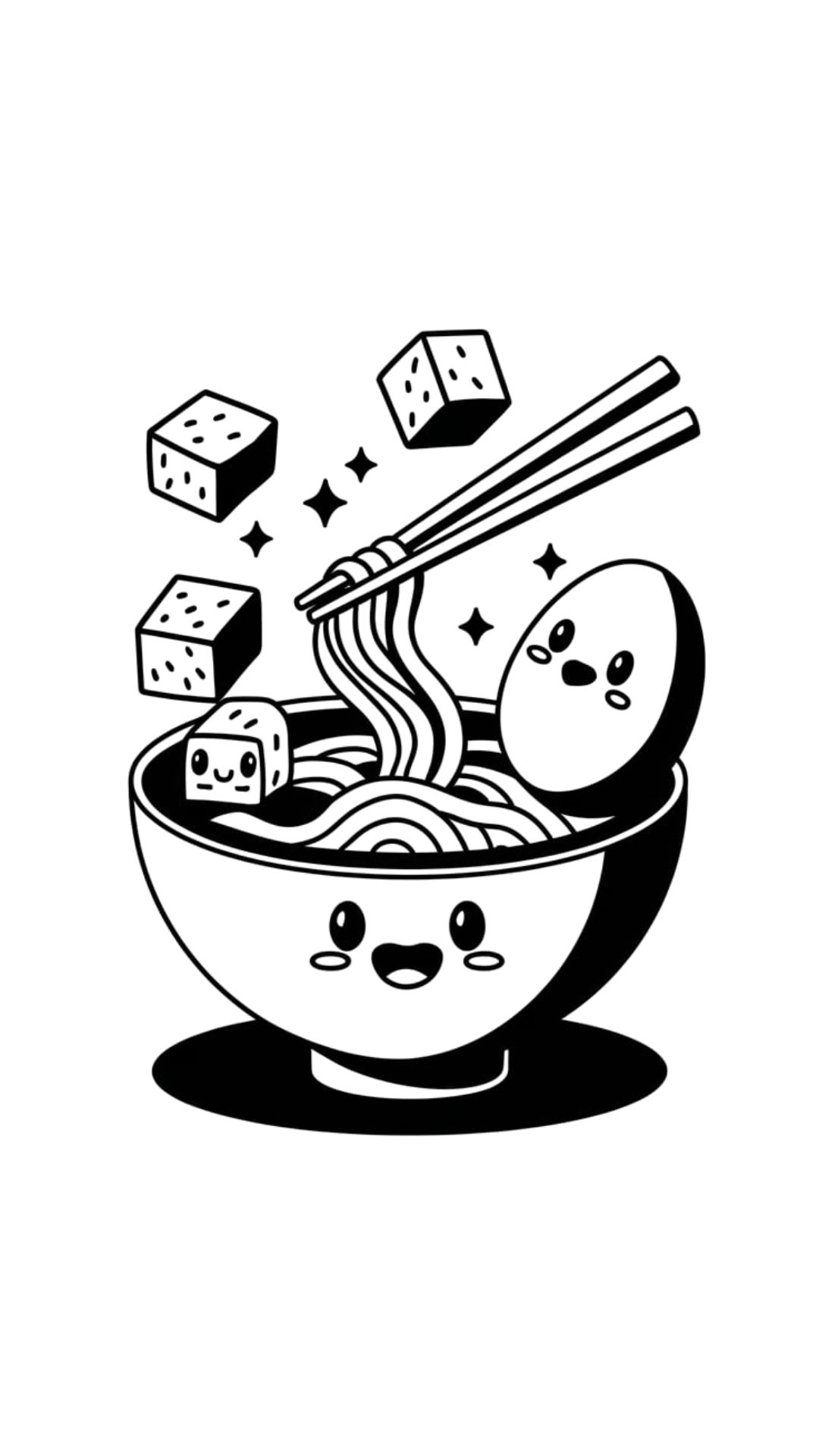 desenhos de comidas fofas para colorir