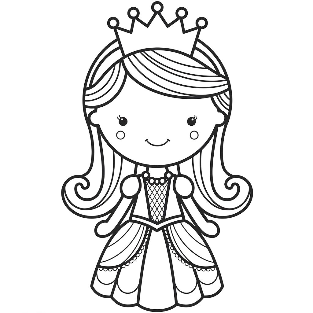 princesa sofia para colorir