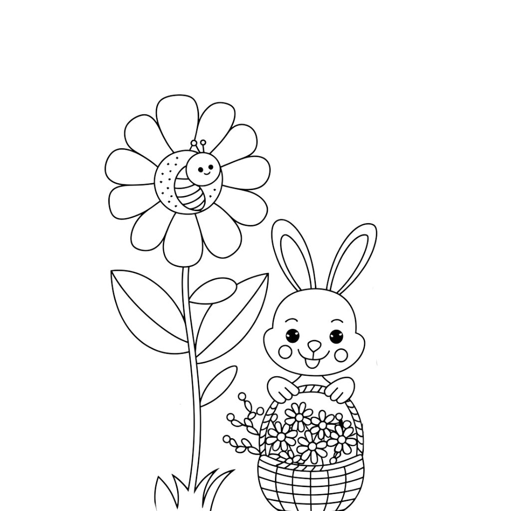 desenhos primavera para colorir