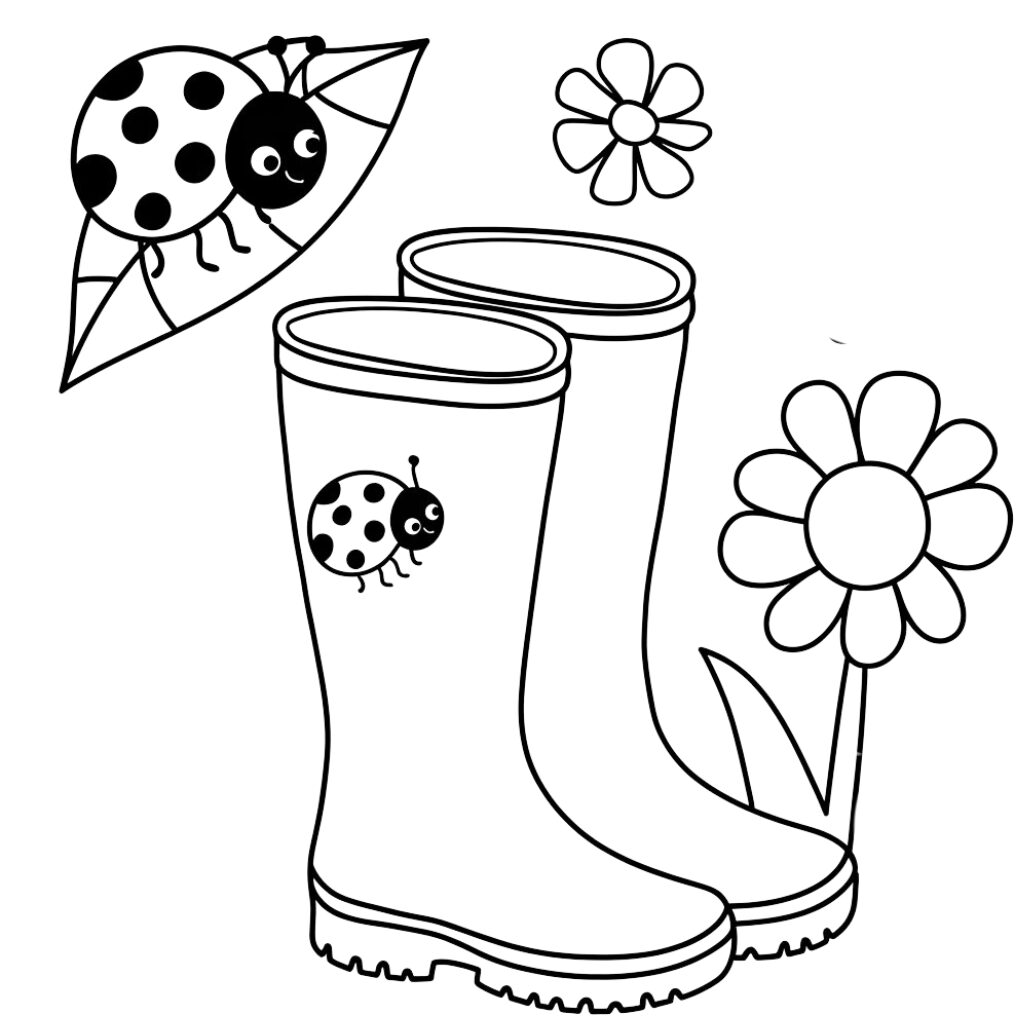 desenhos da primavera para colorir