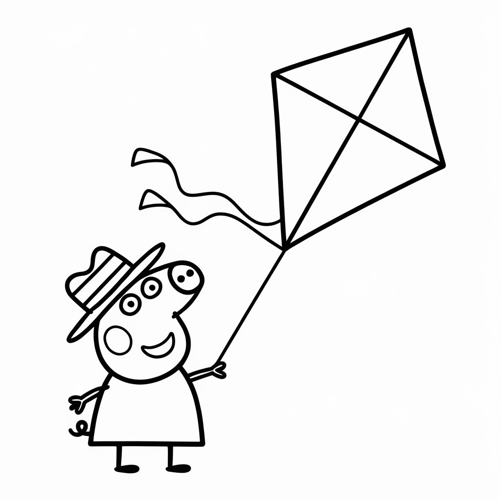 desenho de peppa pig para colorir