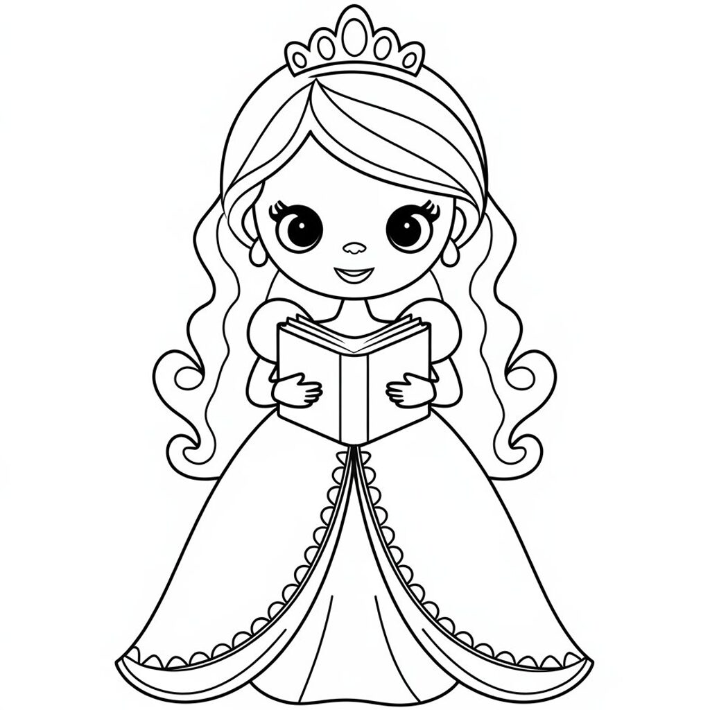 princesas desenhos para colorir