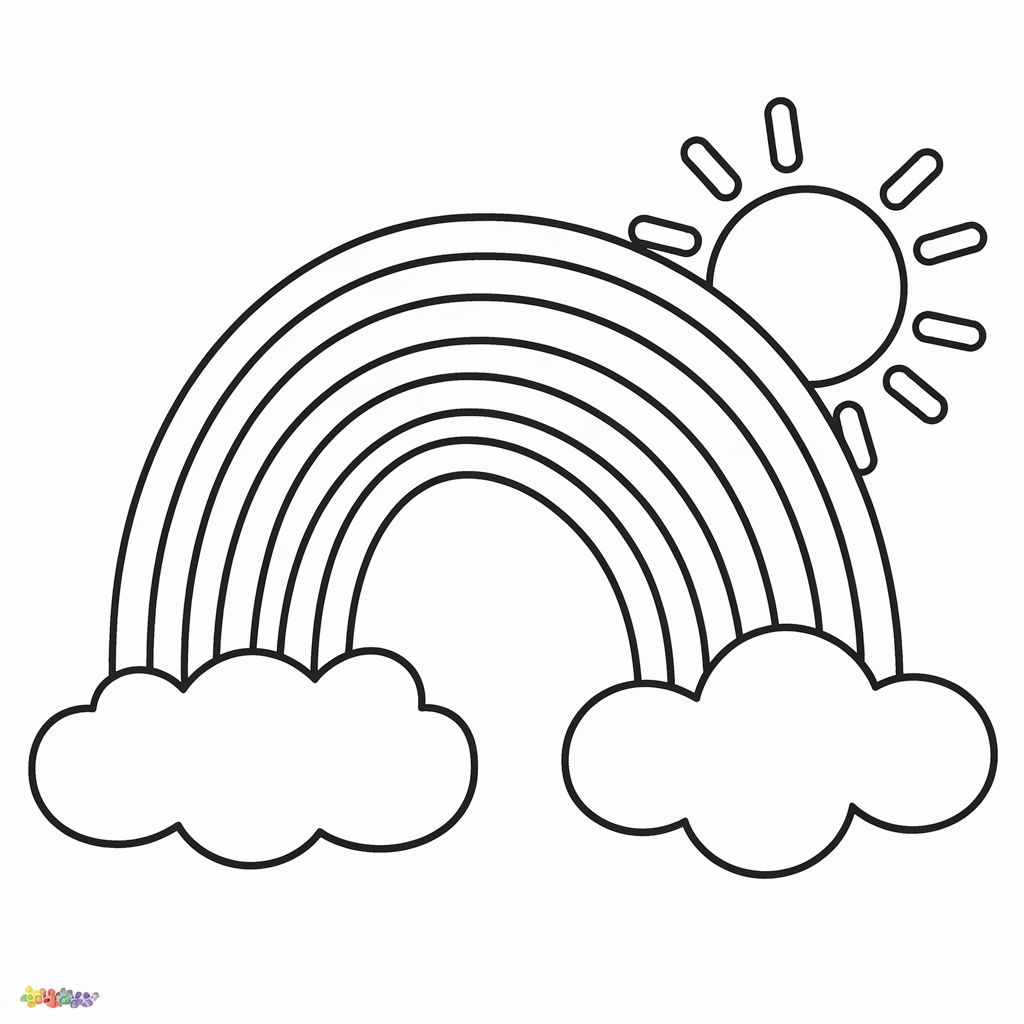 imagens arco-íris colorido