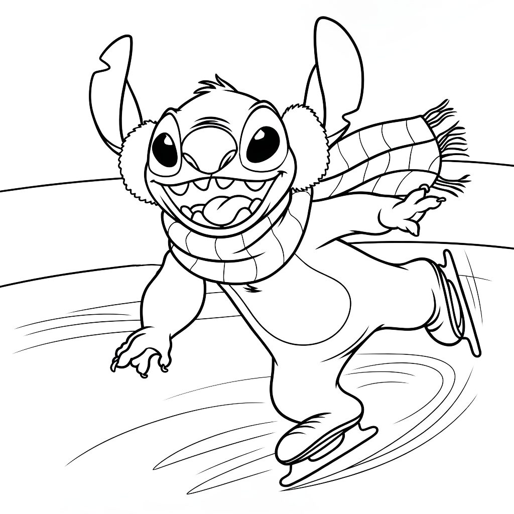 desenhos para colorir disney stitch