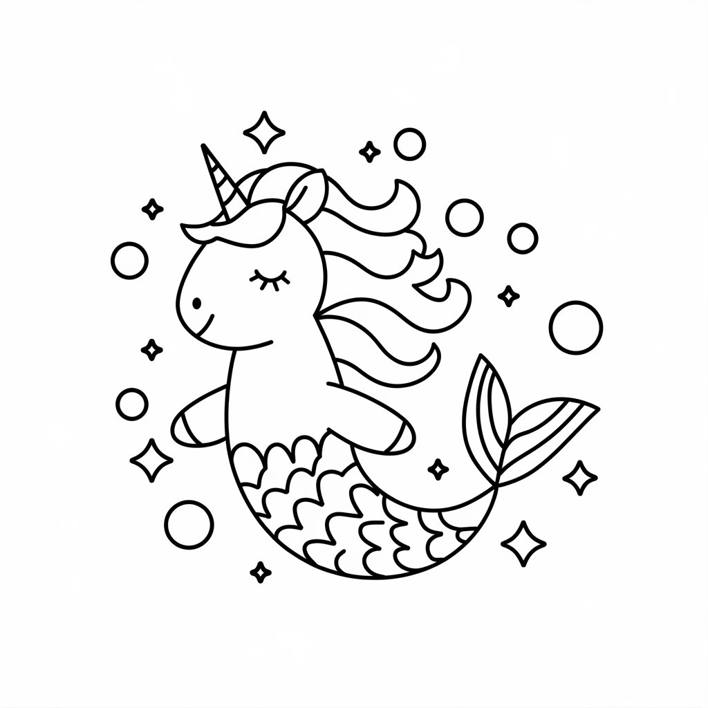 desenhos para colorir sereia