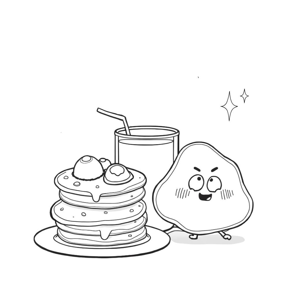 desenho para colorir fofo