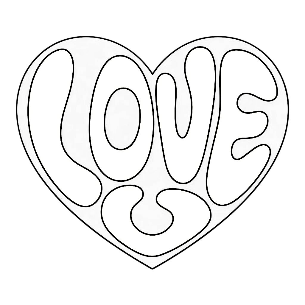 imagem de corações para colorir