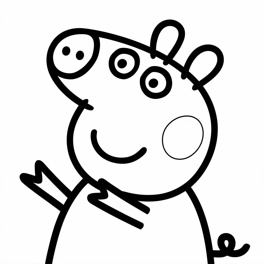 familia peppa pig para colorir