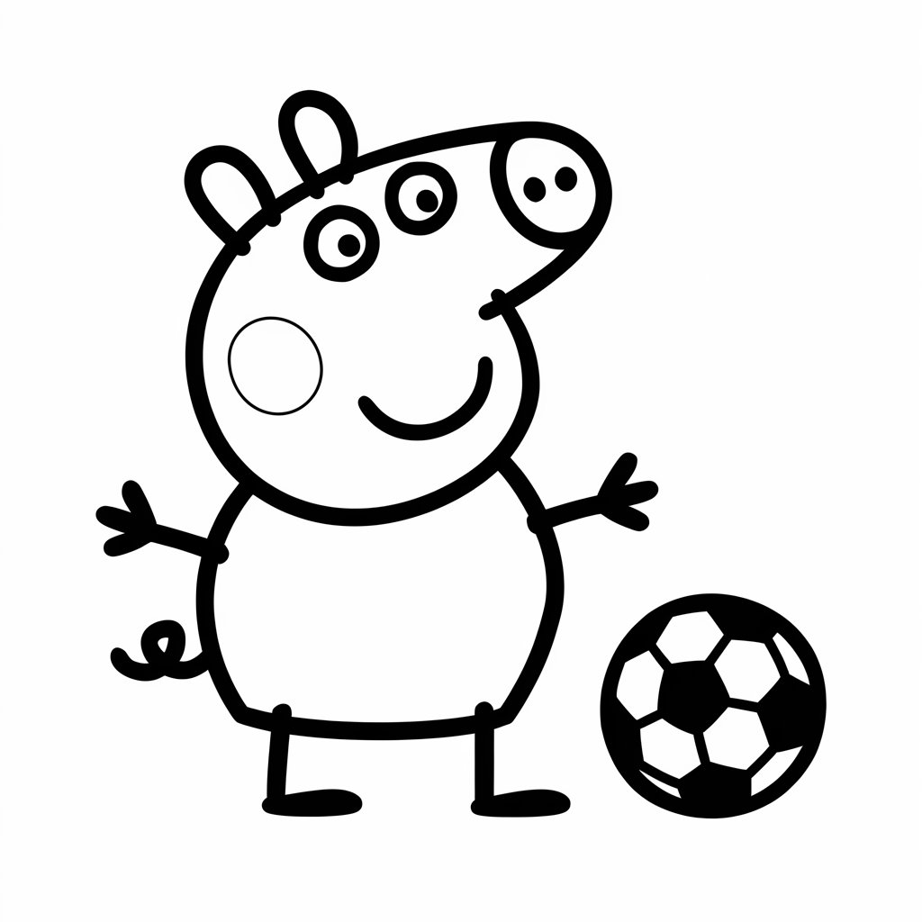 peppa pig para colorir