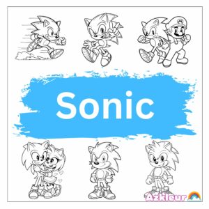 Sonic para Colorir