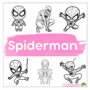 Homem Aranha para colorir