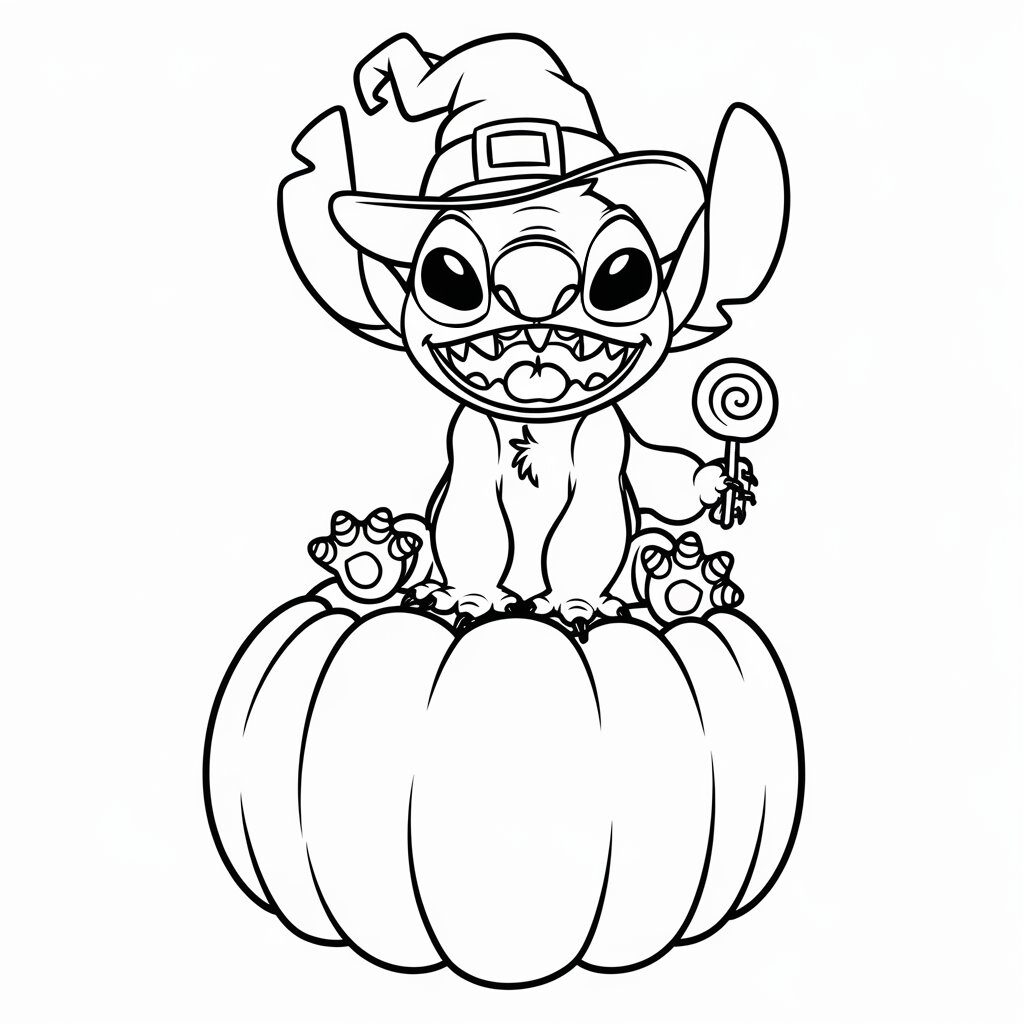 desenhos do stitch para colorir e imprimir