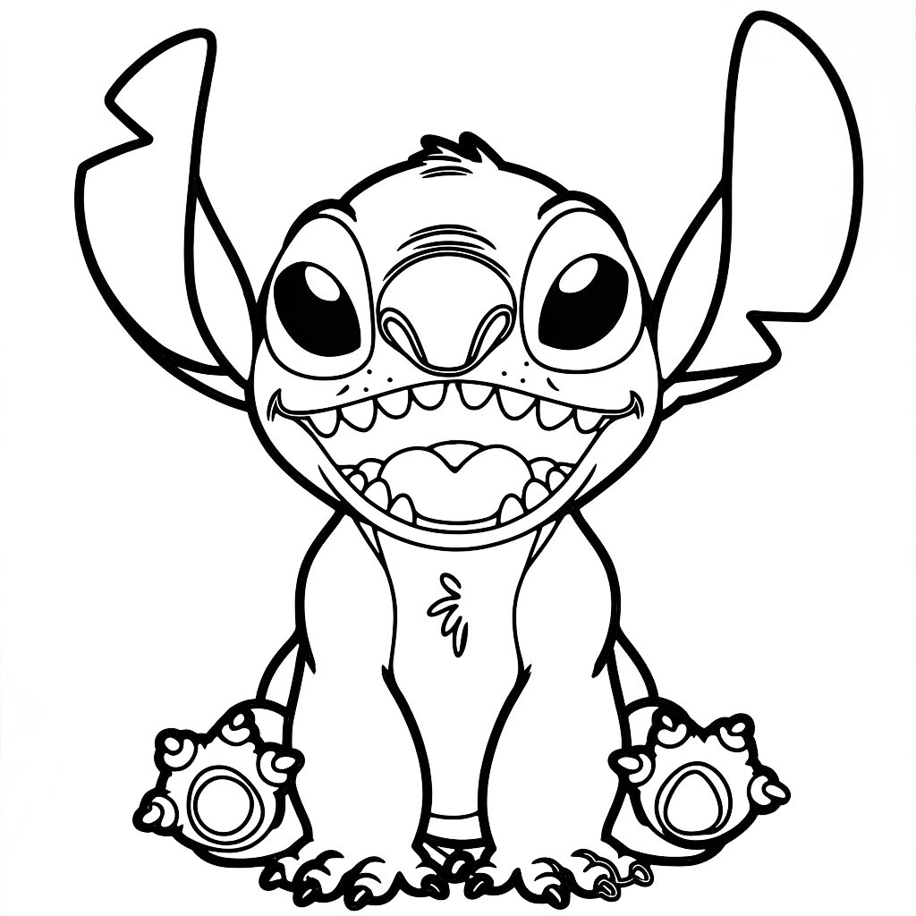 desenhos do stitch para colorir