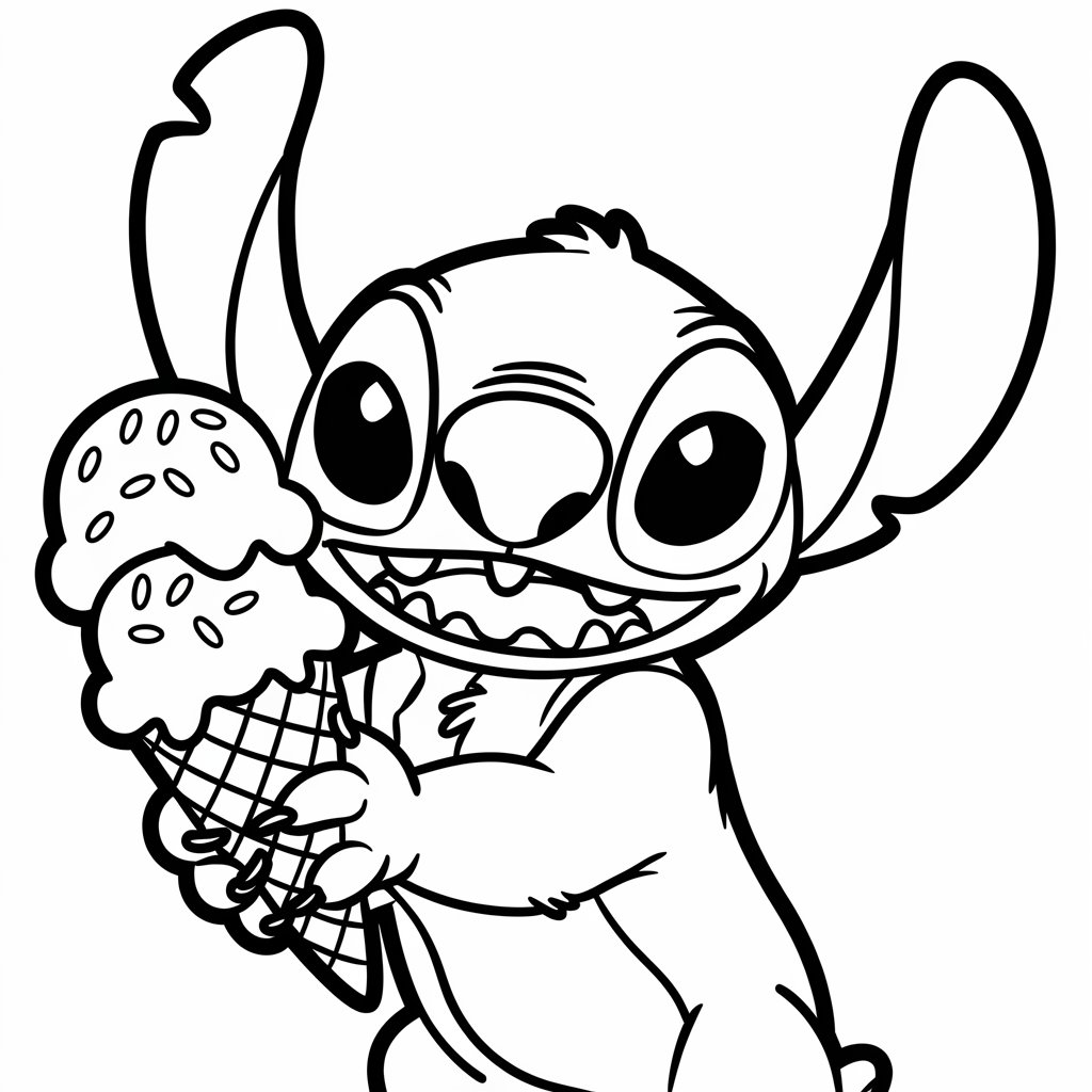 desenho para colorir sorvetes