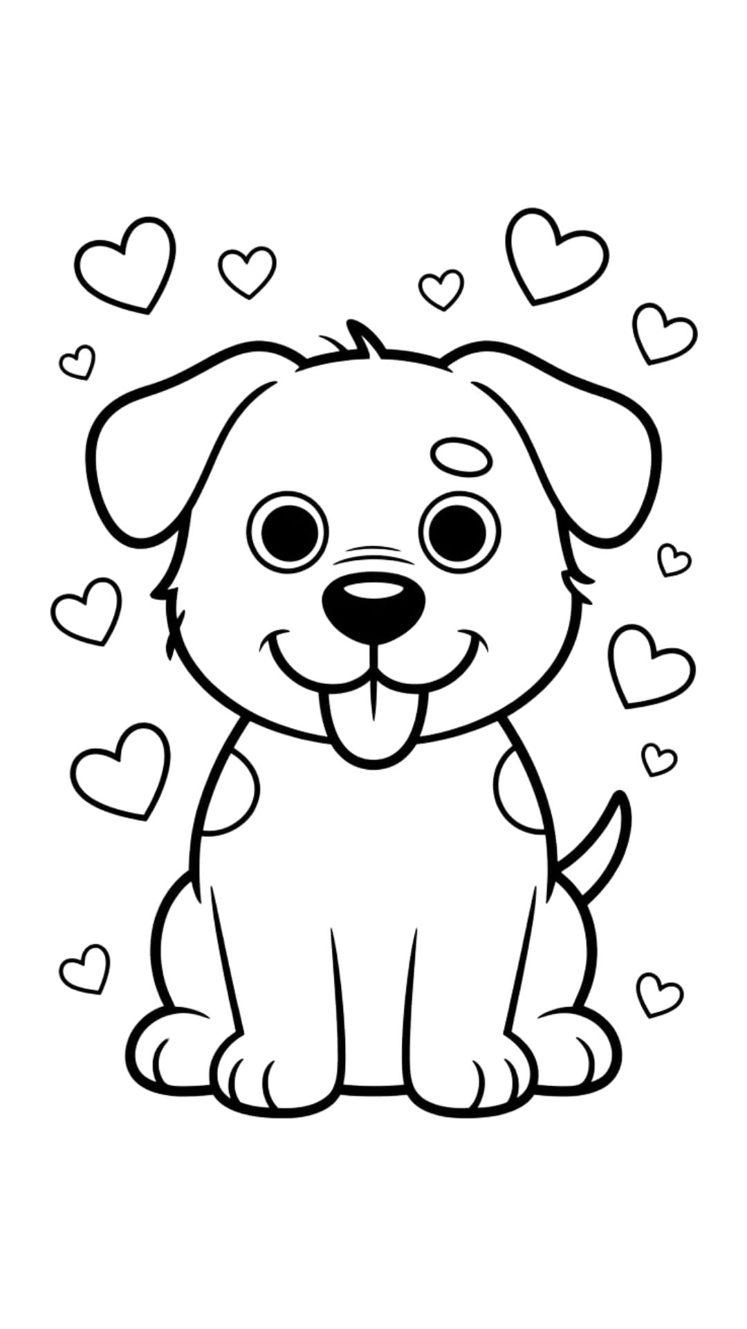 corações para imprimir