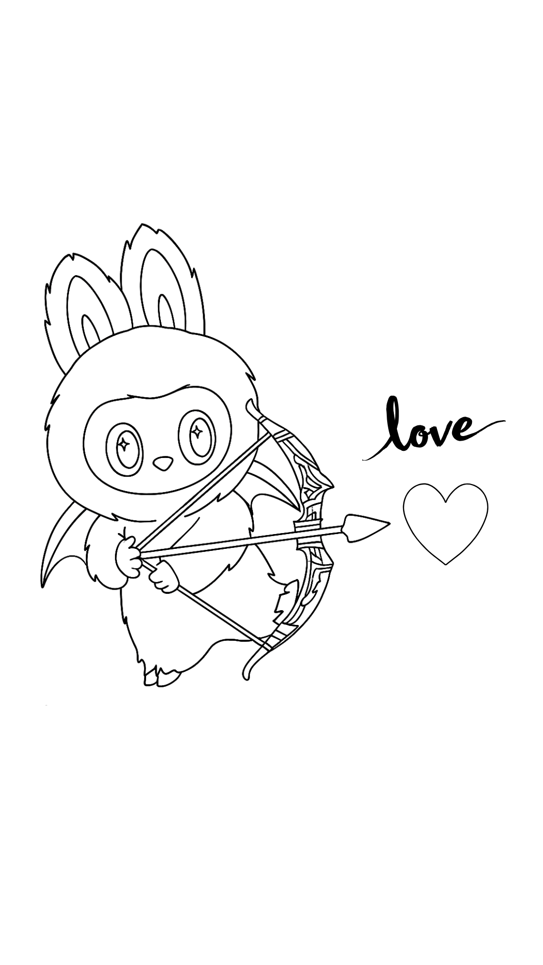 Labubu para Colorir com download