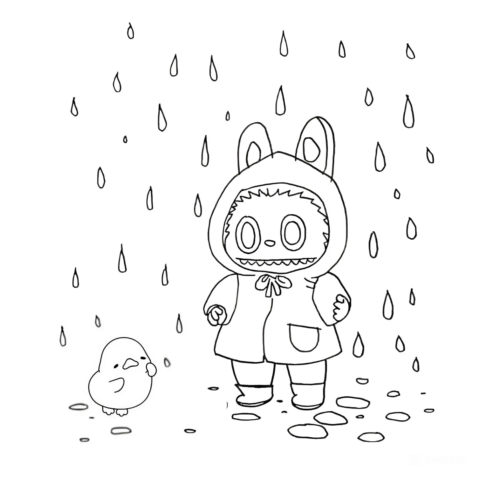 Labubu para Colorir livro