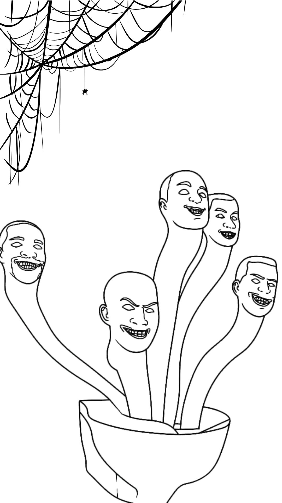 dibujos de skibidi toilet para colorear